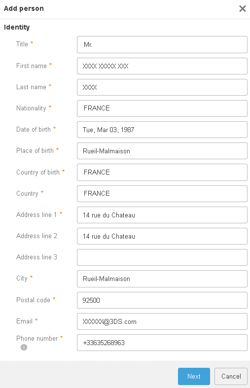 Payment information Page 1 - 3DEXPERIENCE Make