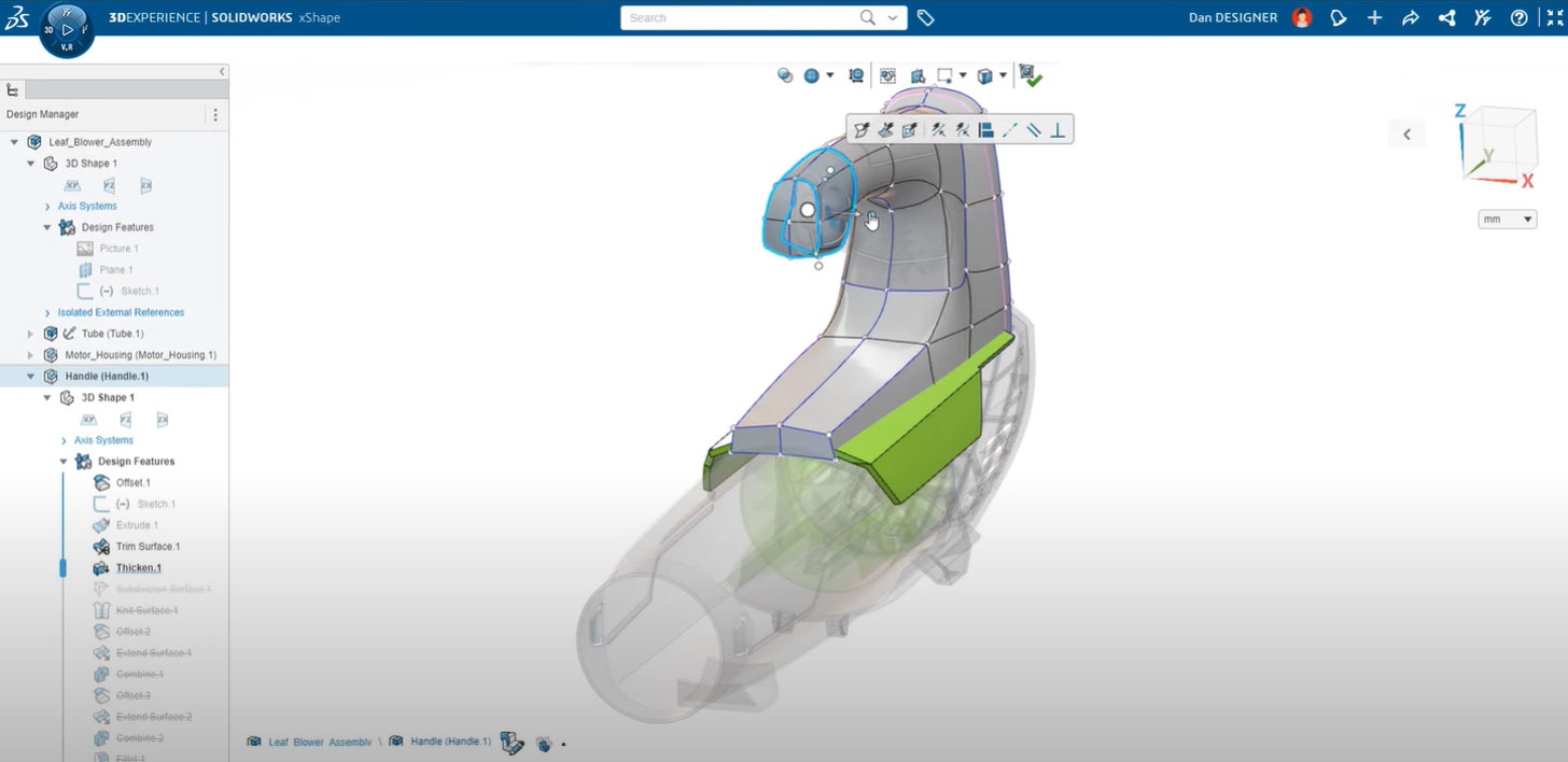 3D sculpting software > Dassault Systèmes