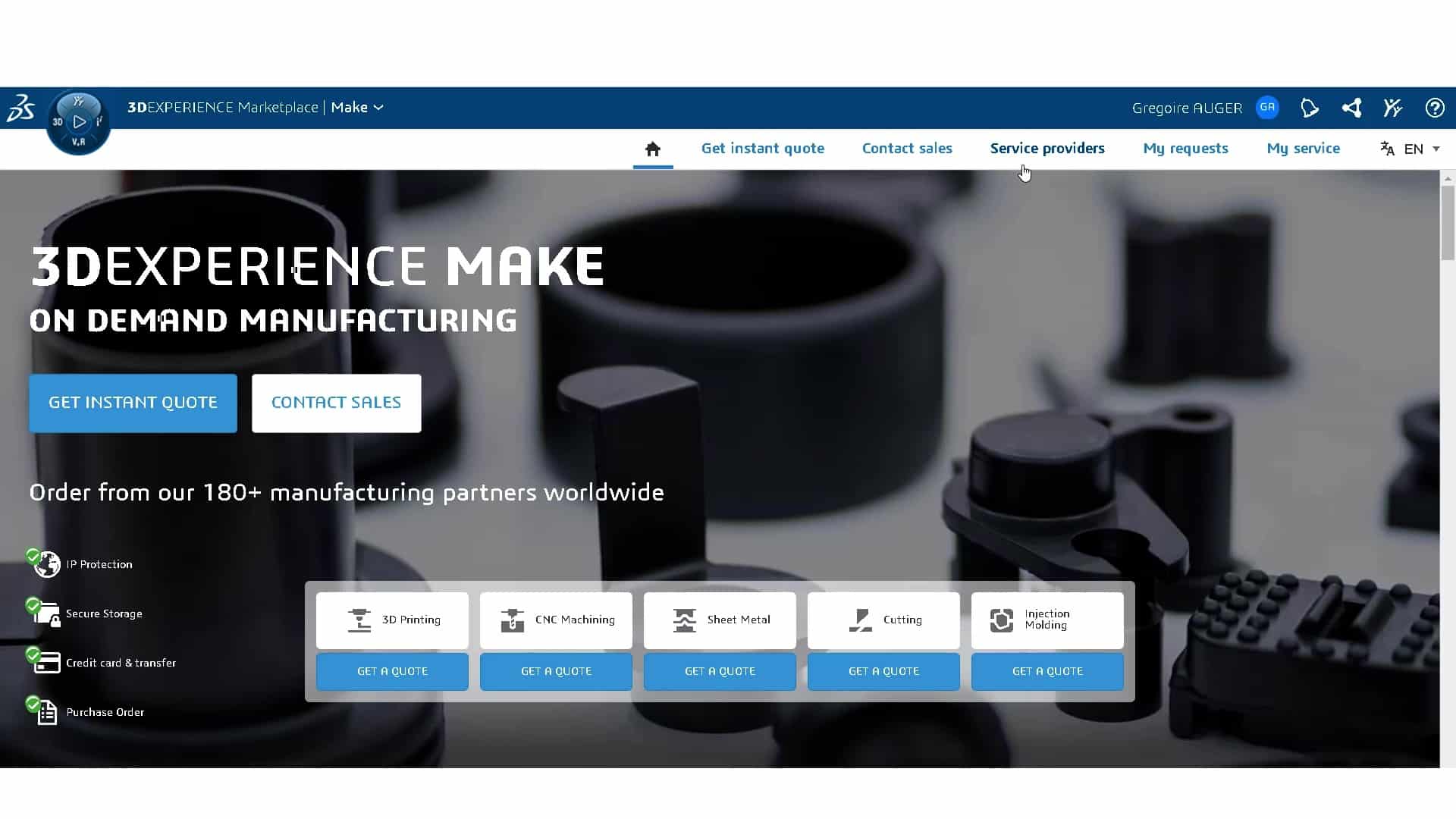 Service de prototypage rapide 3DEXPERIENCE Make