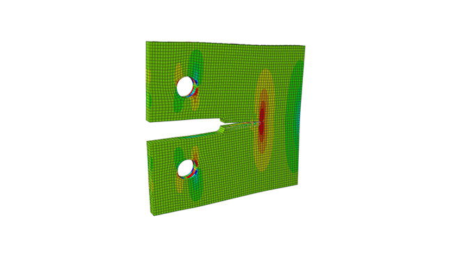 Extended Finite Element Method (XFEM) > Dassault Systèmes