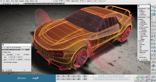 Visual de ICEM Surf for Education Coche > Dassault Systèmes