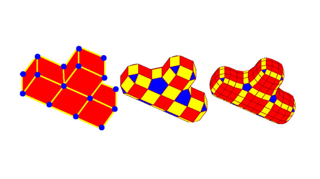 Doo-Sabin subdivision > Dassault Systèmes