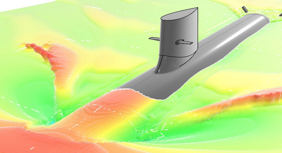 Modeling the Wake with Computational Fluid Dynamics > Marine & Offshore > Dassault Systèmes®