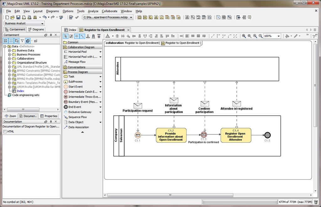 cameo-business-modeler-plugin-Screenshot 3 > Dassault Systemes