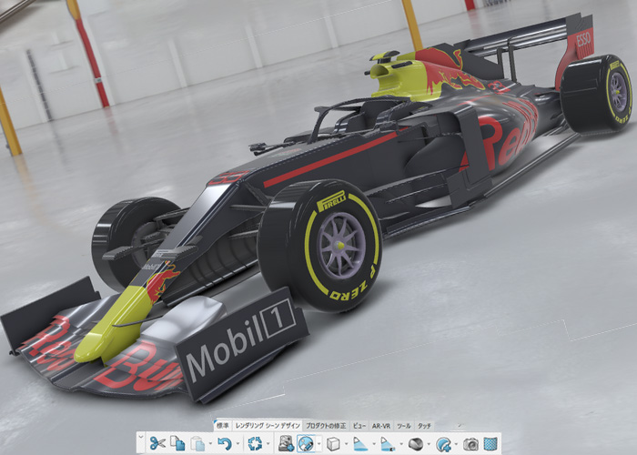 Edu POTY 2021 3DEXPERIENCE Winner Formula 1 Fluid Analysis & VR Experience > Dassault Systèmes