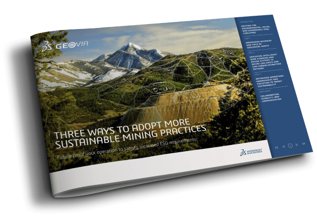 Three ways to adopt more sustainable mining practices > Decarbonizing mining > Dassault Systèmes®