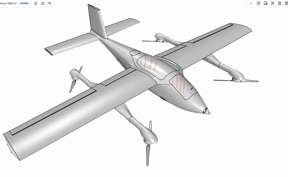 HORZYN model of the drone > Dassault Systèmes