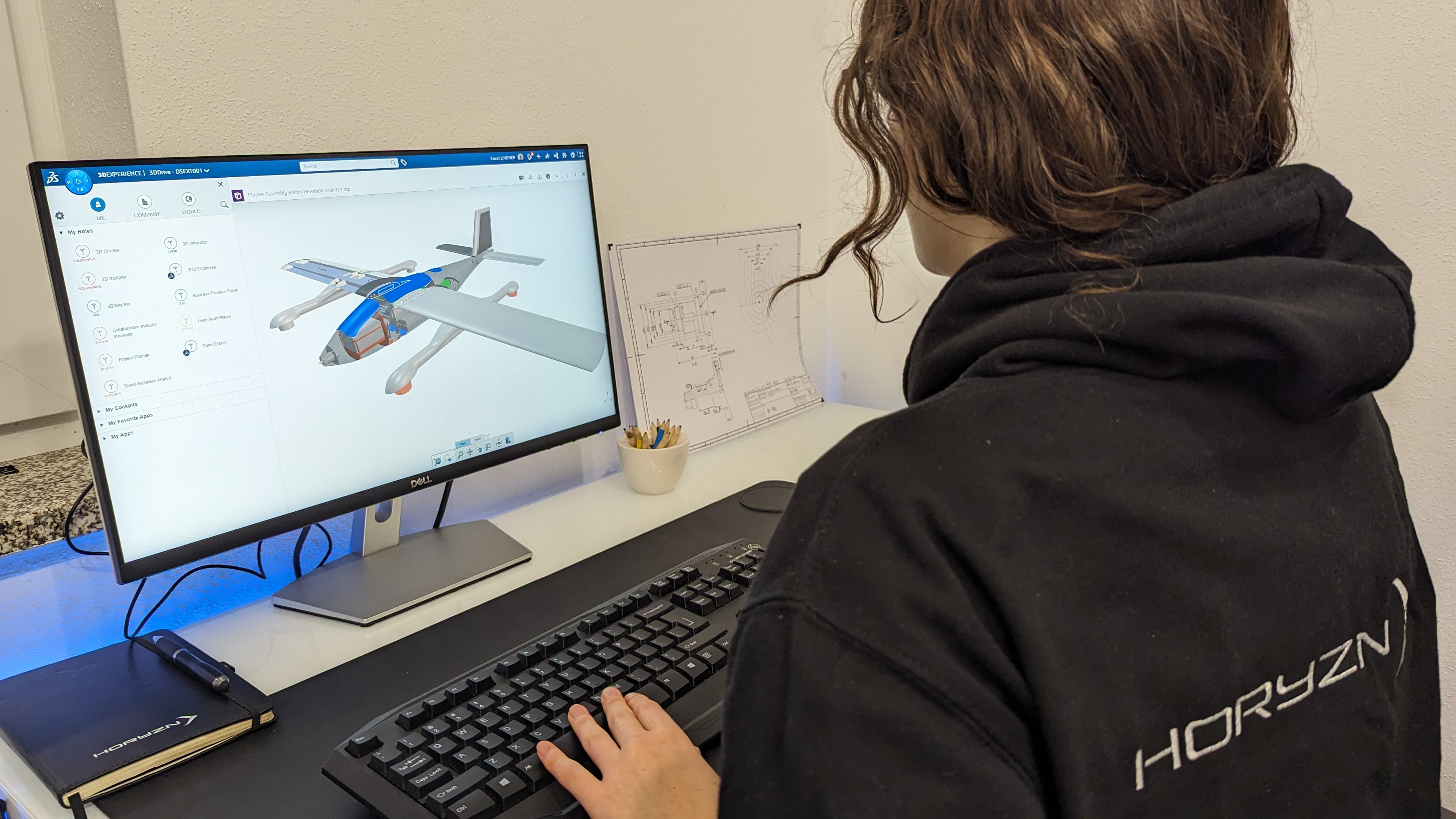 HORYZN uses the platform to create the drone > Dassault Systèmes