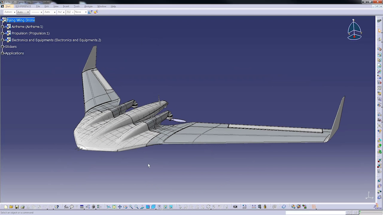 AD (Computer Aided Design) with CATIA V5| Dassault Systèmes