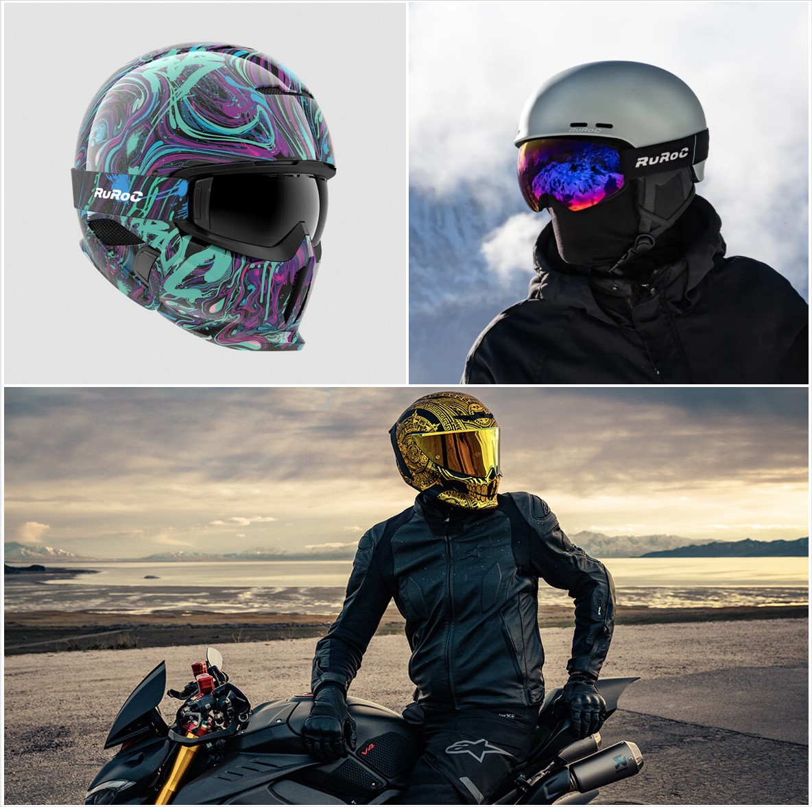 Ruroc high-performance helmets for snow and moto extreme sport > Dassault Systemes