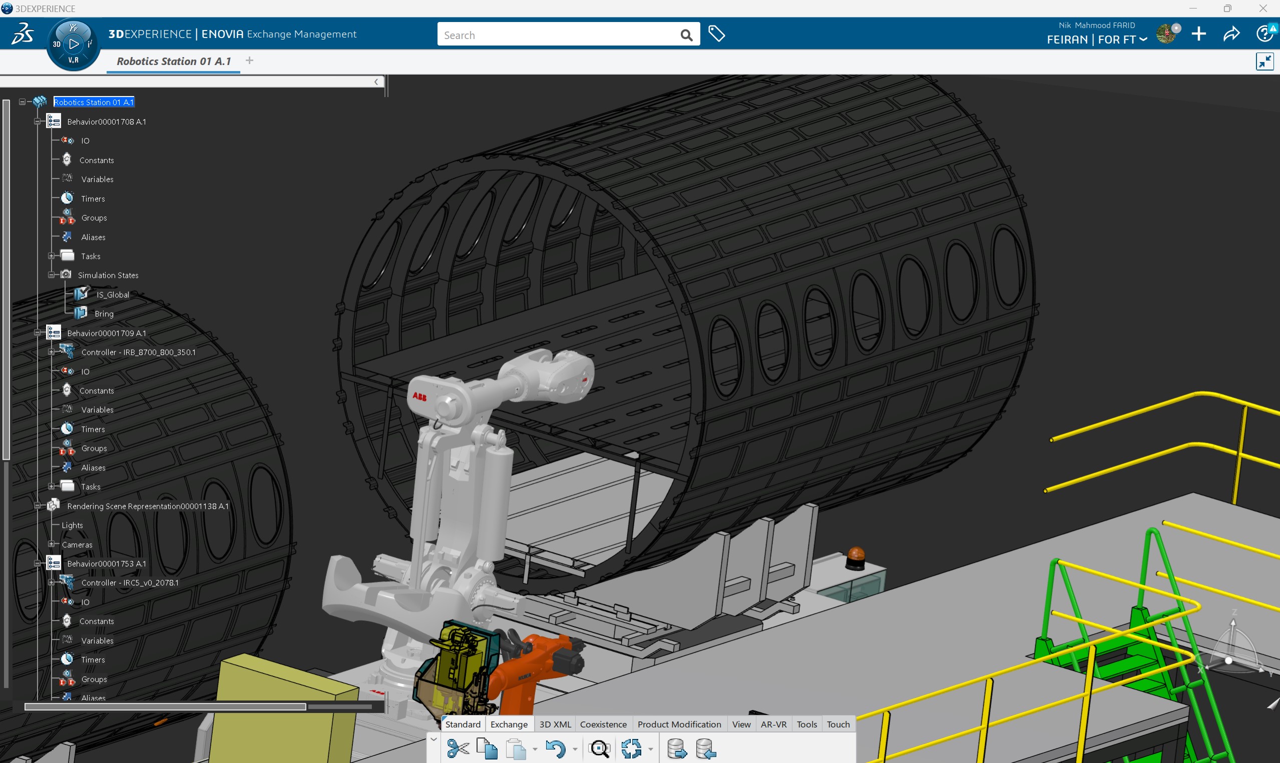 3DEXPERIENCE ENOVIA Exchange Management > NAICO > Dassault Systèmes