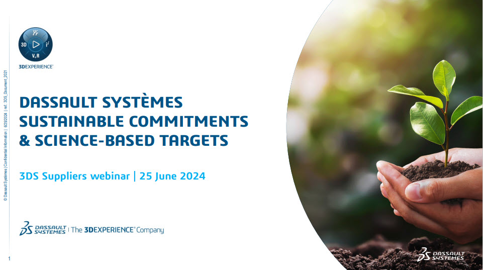 3DS SBTI webinar > Dassault Systemes