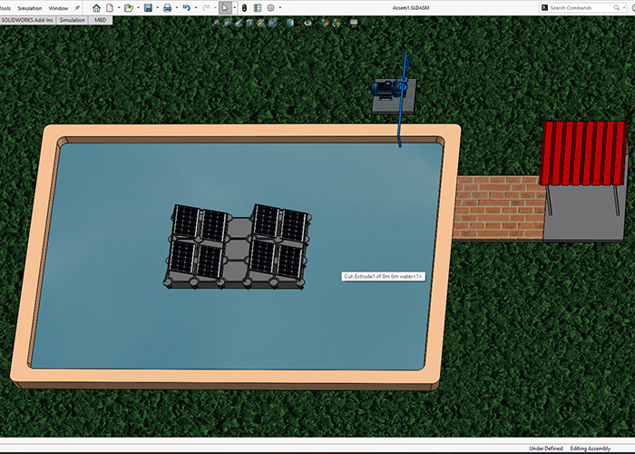 Edu Student Project Floating Power Plant Picture 3 > Dassault Systèmes