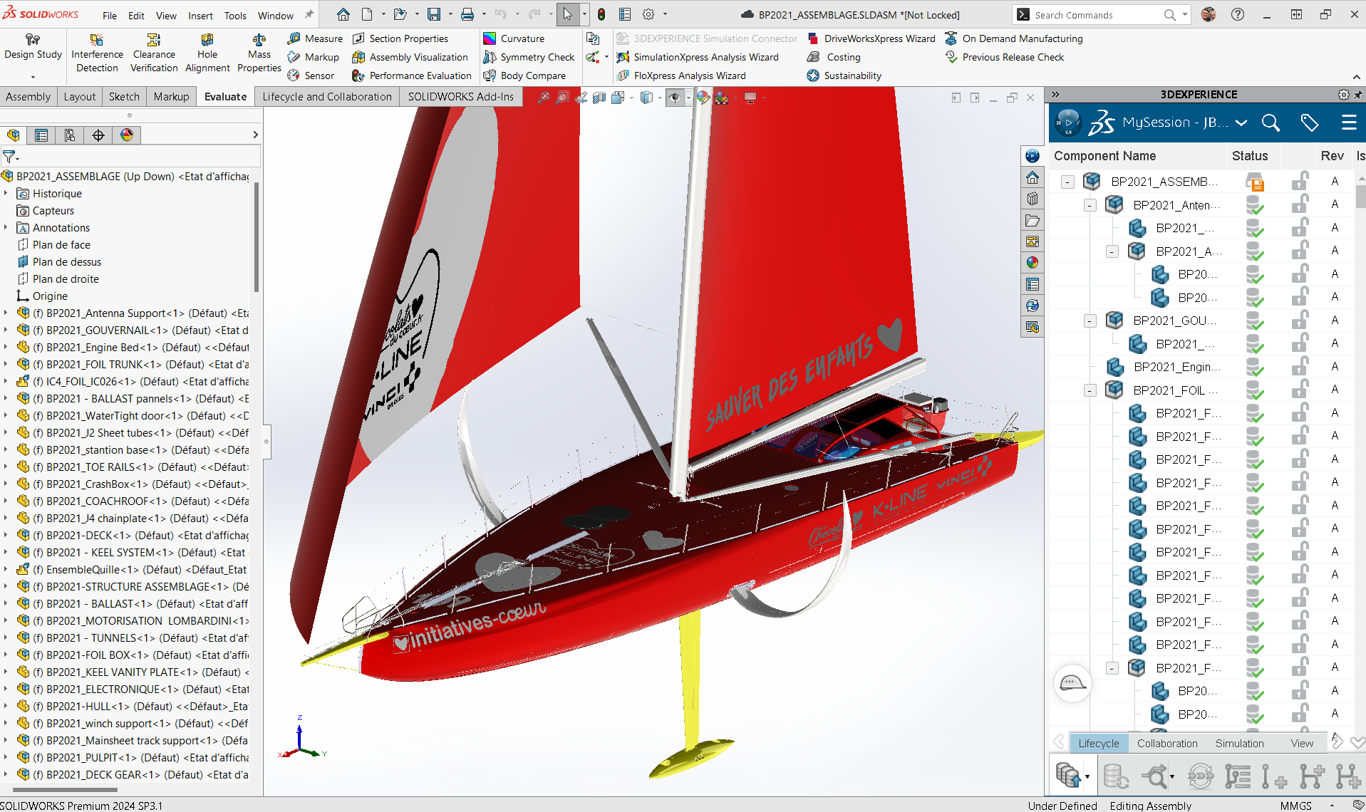 Initiatives-Coeur racing boat 3DEXPERIENCE > Dassault Systemes