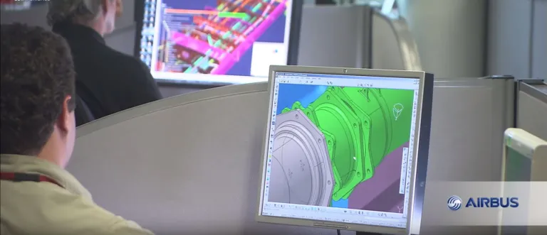 Airbus engineers using 3dexperience platform