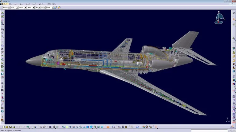 EDU CATIA V5 Visuel avion > Dassault Systèmes