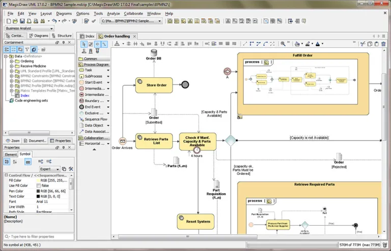 cameo-business-modeler-plugin-Screenshot 2 > Dassault Systemes