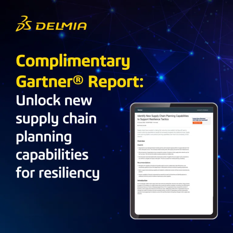 DELMIA Gartner Report > Dassault Systemes