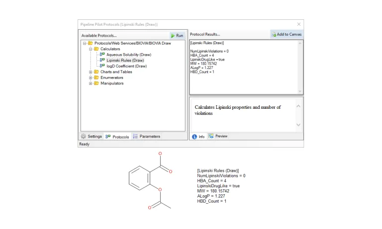 BIOVIA Draw Developers Features > Dassault Systemes