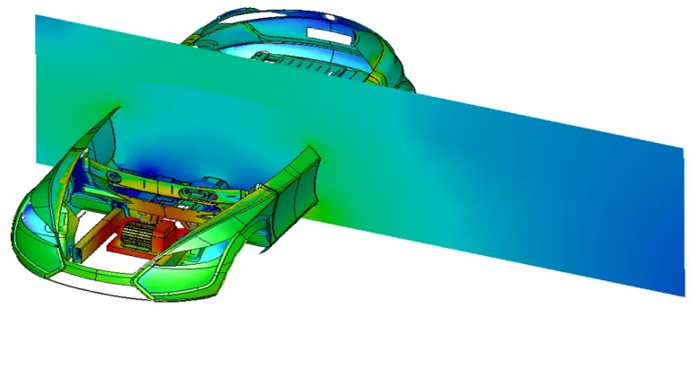 Electric vehicle electromagnetics compatibility > Dassault Systèmes