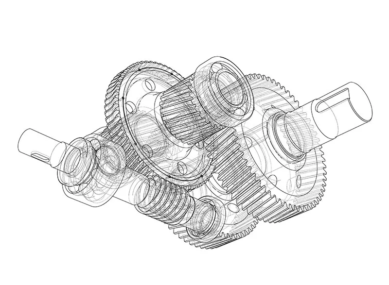 Gear Wheels 3D Model - 3DCADBrowser